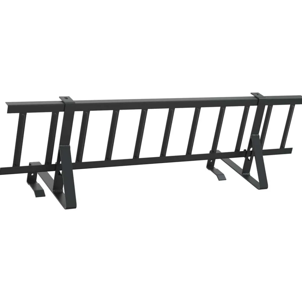 vidaXL Protection de neige pour toit 100 x 29,5 x 34,5 cm Acier