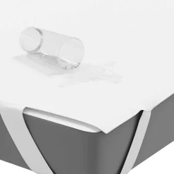 Linge|Lits & Accessoires-vidaXL Protège-matelas blanc 90x190 cm imperméable