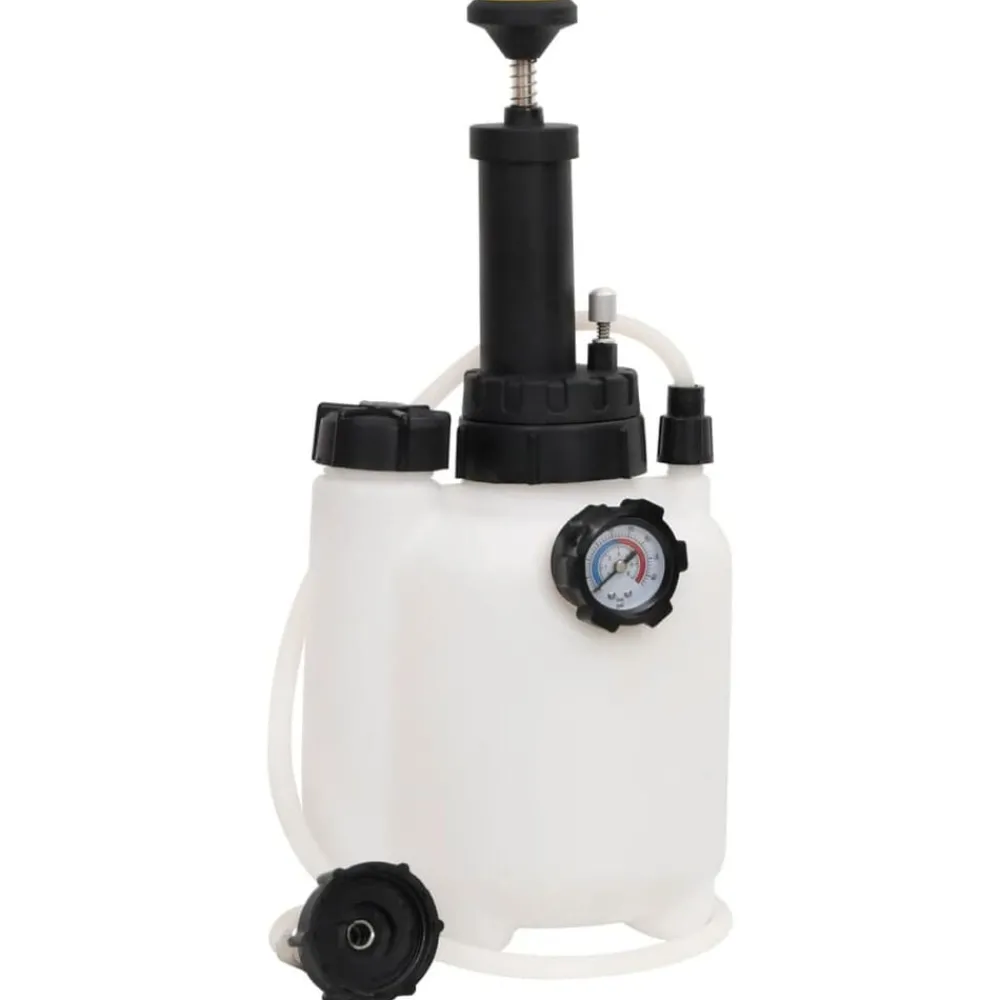 vidaXL Purgeur de frein blanc et noir 3 L