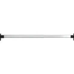 vidaXL Rails de garde-robe télescopiques 4 pcs Argenté 58-100 cm