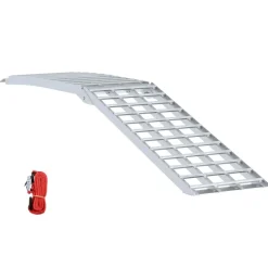 vidaXL Rampe de moto 680 kg Argenté 680 kg Aluminium