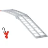 vidaXL Rampe de Moto Argenté 180 x 28 x 5 cm Aluminium