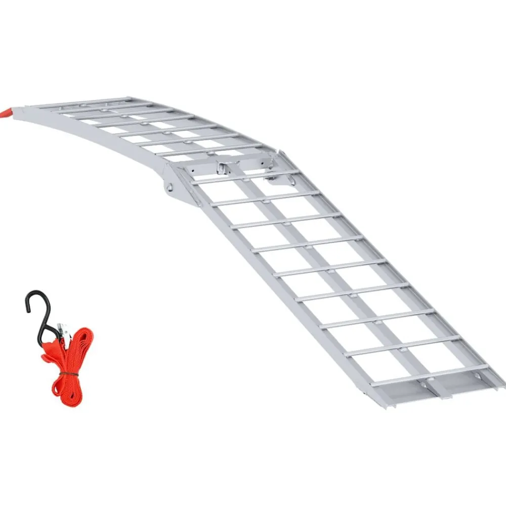 vidaXL Rampe de Moto Argenté 180 x 28 x 5 cm Aluminium