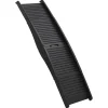 Articles Pour Animaux De Compagnie-vidaXL Rampe pliable pour chien Noir 153x40x12,5 cm Plastique