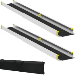 Pièces Détachées Pour Véhicules-vidaXL Rampe pour fauteuil roulant 270 kg 2 pcs Noir 152 x 19 x 5,5 cm