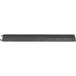 Signalétique-vidaXL Rampes de protection de câble 2 pcs 98,5 cm Noir