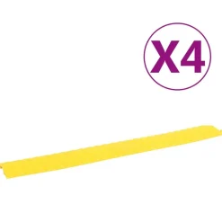 vidaXL Rampes de protection de câble 4 pcs 98,5 cm