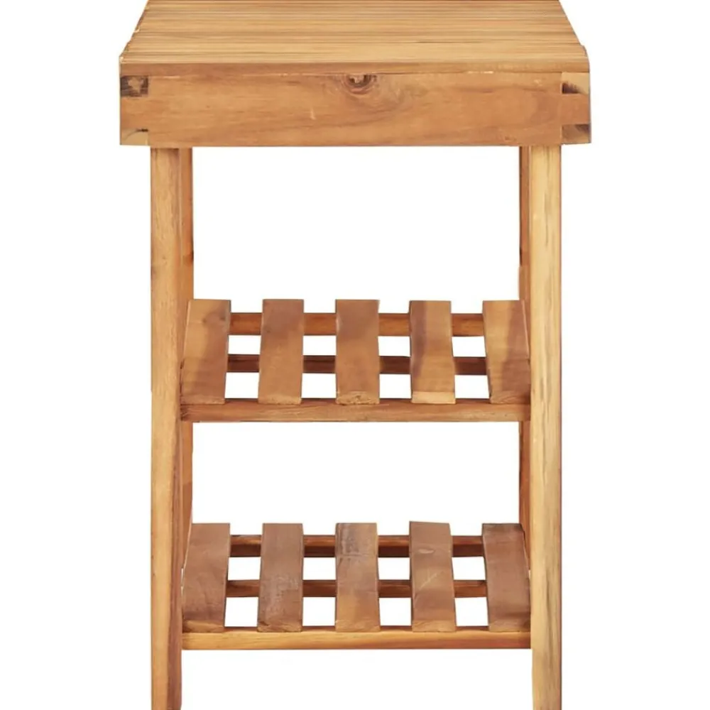 Produits Ménagers-vidaXL Range-chaussures 90x32x46 cm Bois d'acacia massif