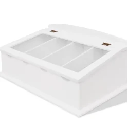 vidaXL Range-couverts en style baroque PFDM Blanc