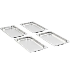 vidaXL Récipients Gastronorm 12 pcs GN 1/3 20 mm Acier inoxydable