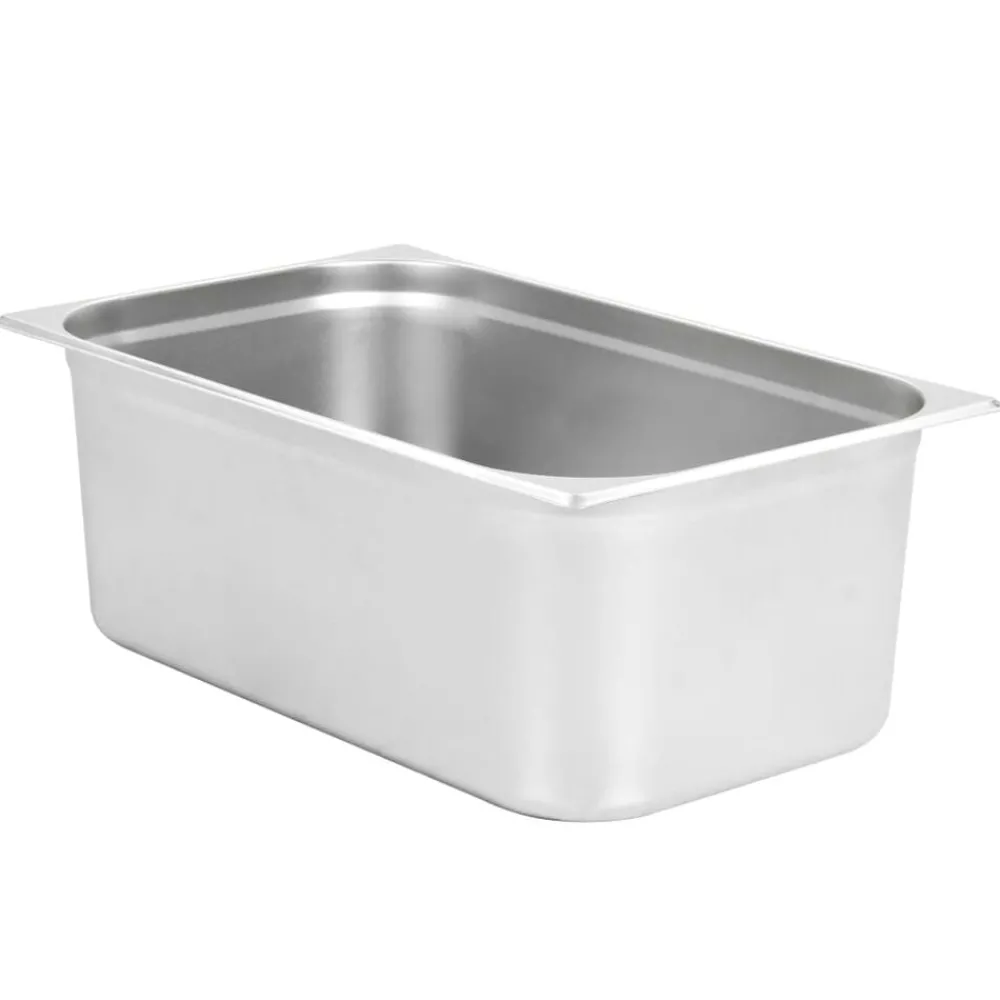 vidaXL Récipients Gastronorm 2 pcs GN 1/1 200 mm Acier inoxydable