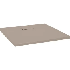Plomberie-vidaXL Receveur de douche SMC 80x80 cm Marron