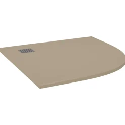 Plomberie-vidaXL Receveur de douche SMC 90x90 cm Marron