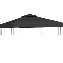 vidaXL Recouvrement de remplacement d'auvent 310 g/m² 3x3 m