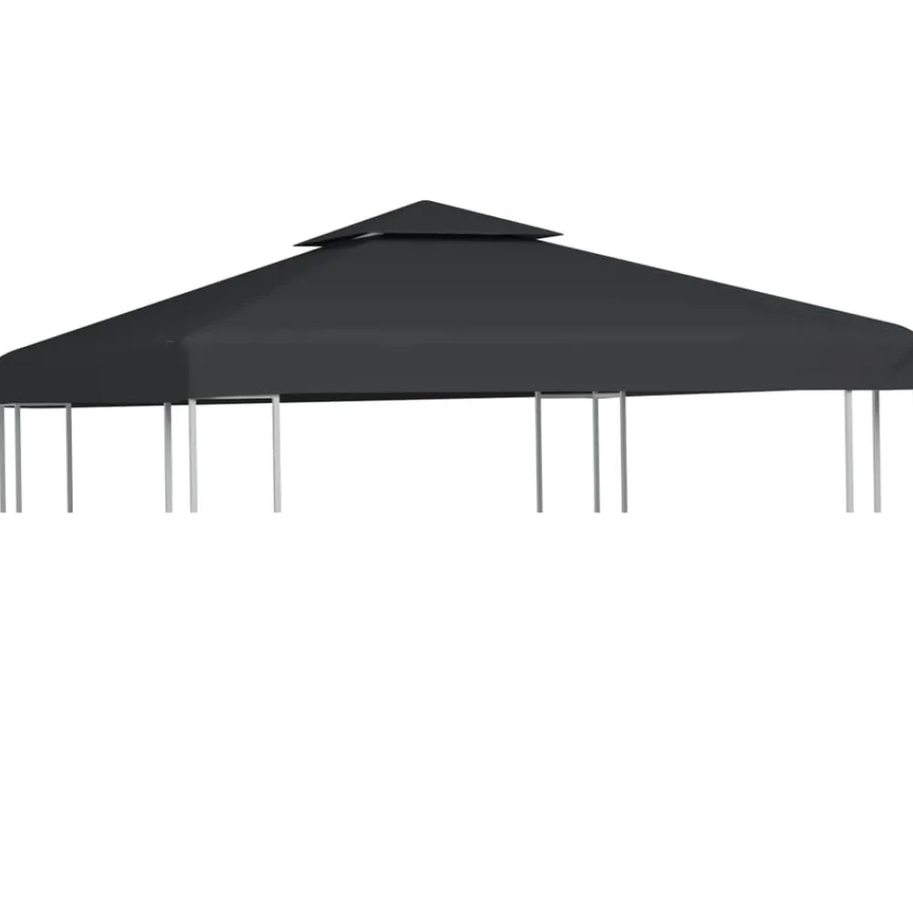 vidaXL Recouvrement de remplacement d'auvent 310 g/m² 3x3 m
