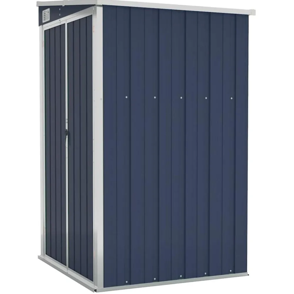 vidaXL Remise de jardin murale 118x100x178 cm Acier