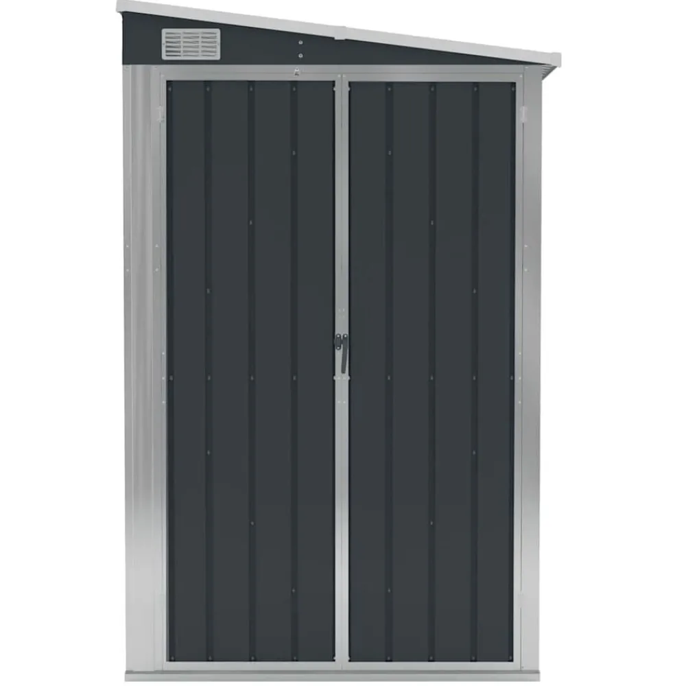 vidaXL Remise de jardin murale 118x100x178 cm Acier