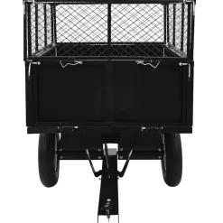 vidaXL Remorque basculante pour tondeuse de pelouse Charge de 300 kg