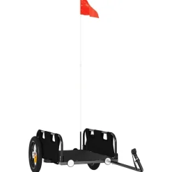 vidaXL Remorque de vélo tissu oxford et fer