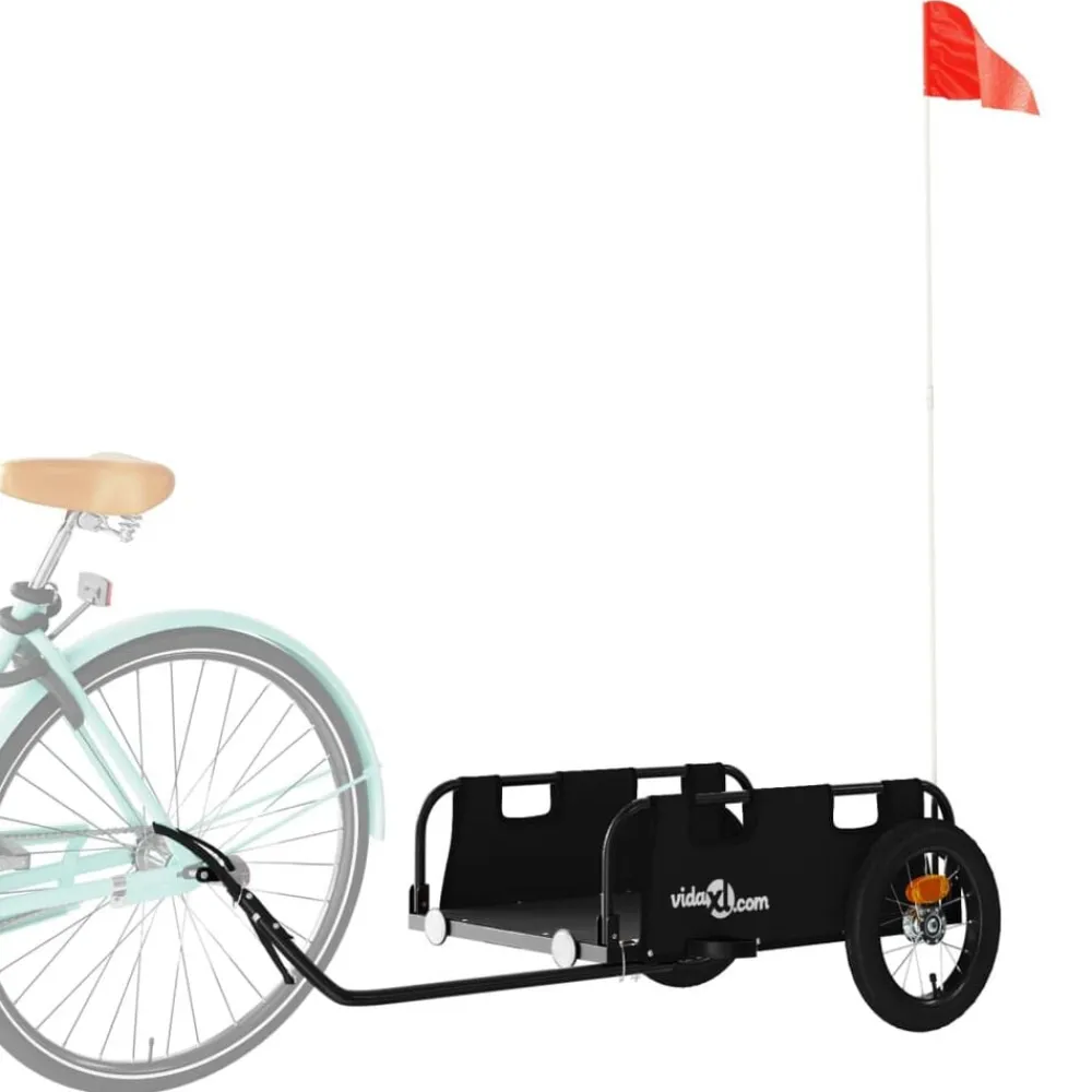 vidaXL Remorque de vélo tissu oxford et fer