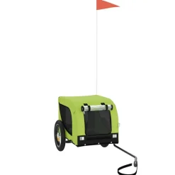 Articles Pour Animaux De Compagnie-vidaXL Remorque de vélo pour animaux de compagnie et noir Vert