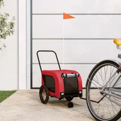 vidaXL Remorque de vélo pour animaux de compagnie