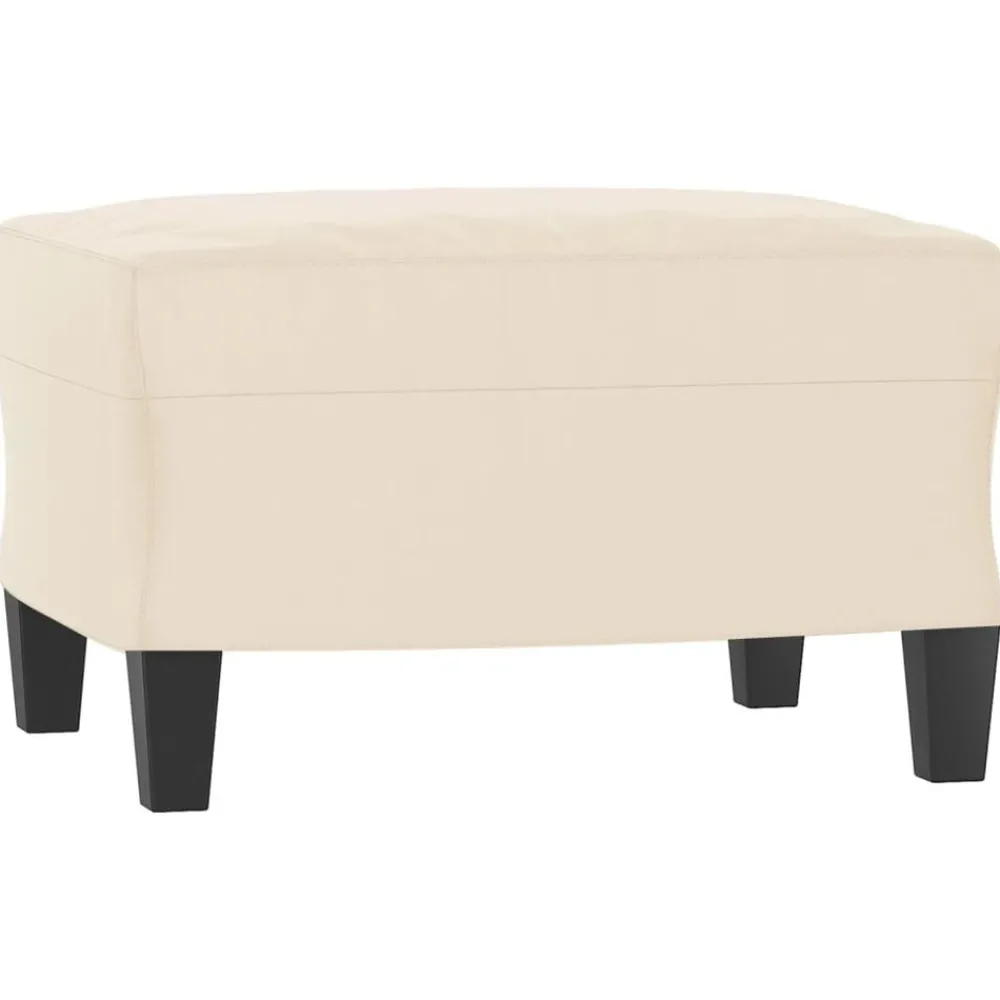 vidaXL Repose-pied 60x50x41 cm Tissu microfibre