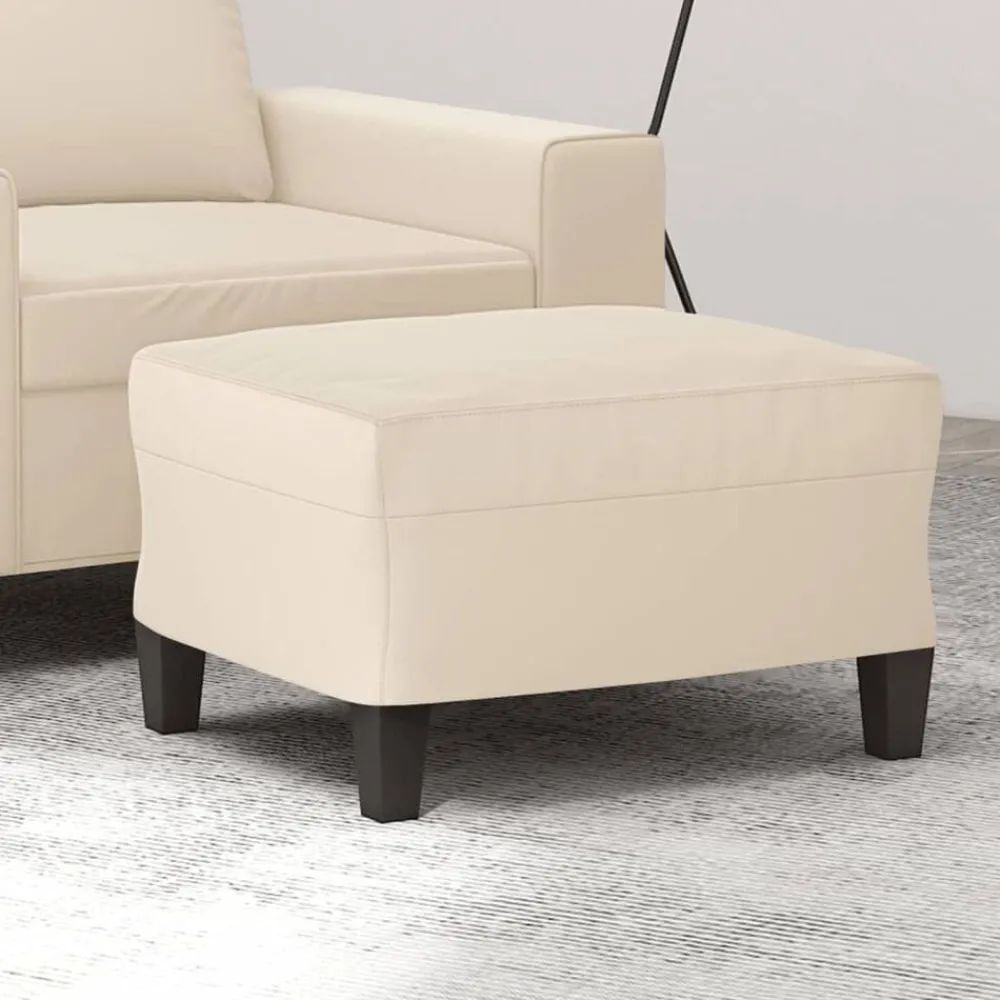 vidaXL Repose-pied 60x50x41 cm Tissu microfibre