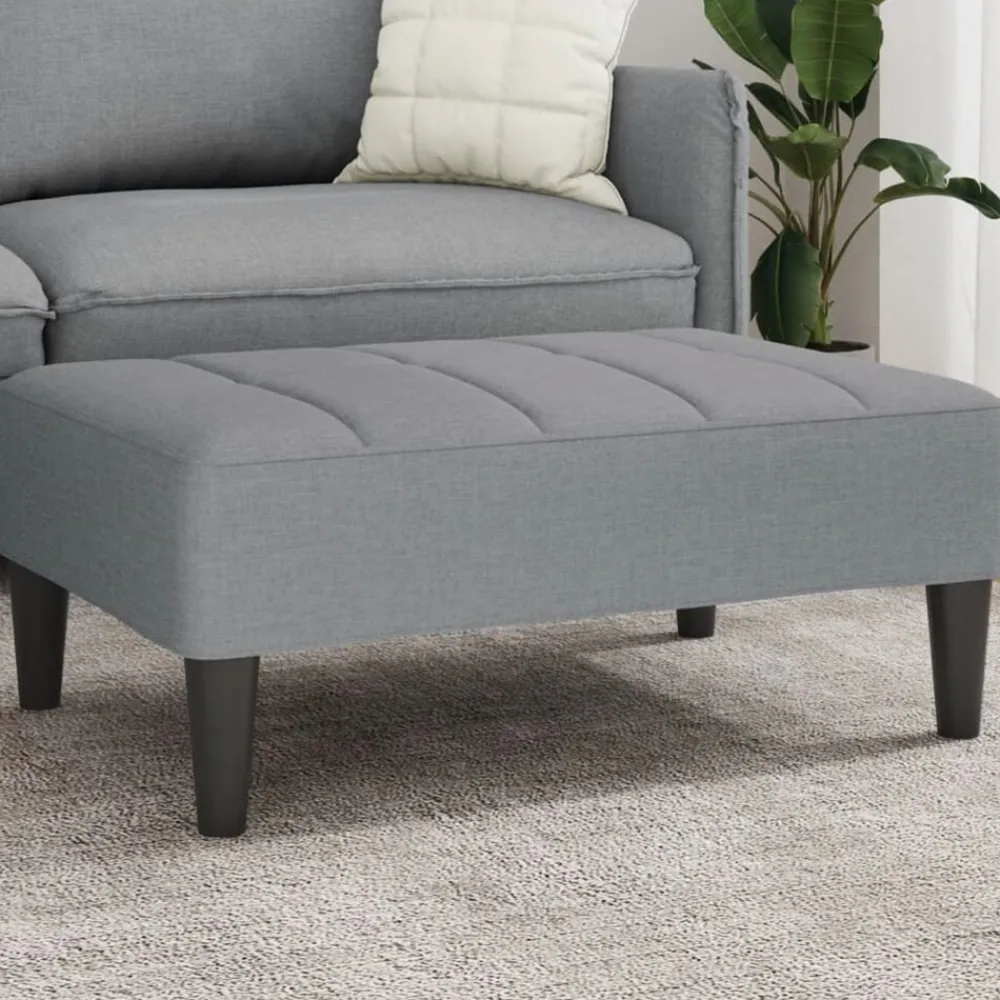 vidaXL Repose-pied 77x55x31 cm tissu