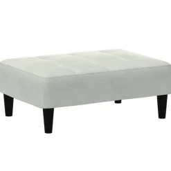 vidaXL Repose-pied 77x55x31 cm velours