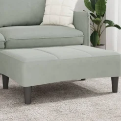 vidaXL Repose-pied 77x55x31 cm velours