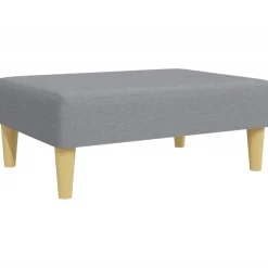vidaXL Repose-pied 77x55x31 cm tissu