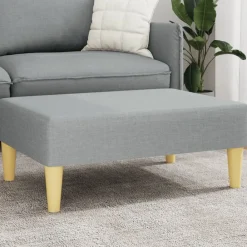 vidaXL Repose-pied 77x55x31 cm tissu