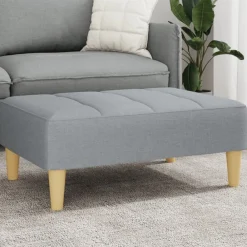 vidaXL Repose-pied 77x55x31 cm tissu