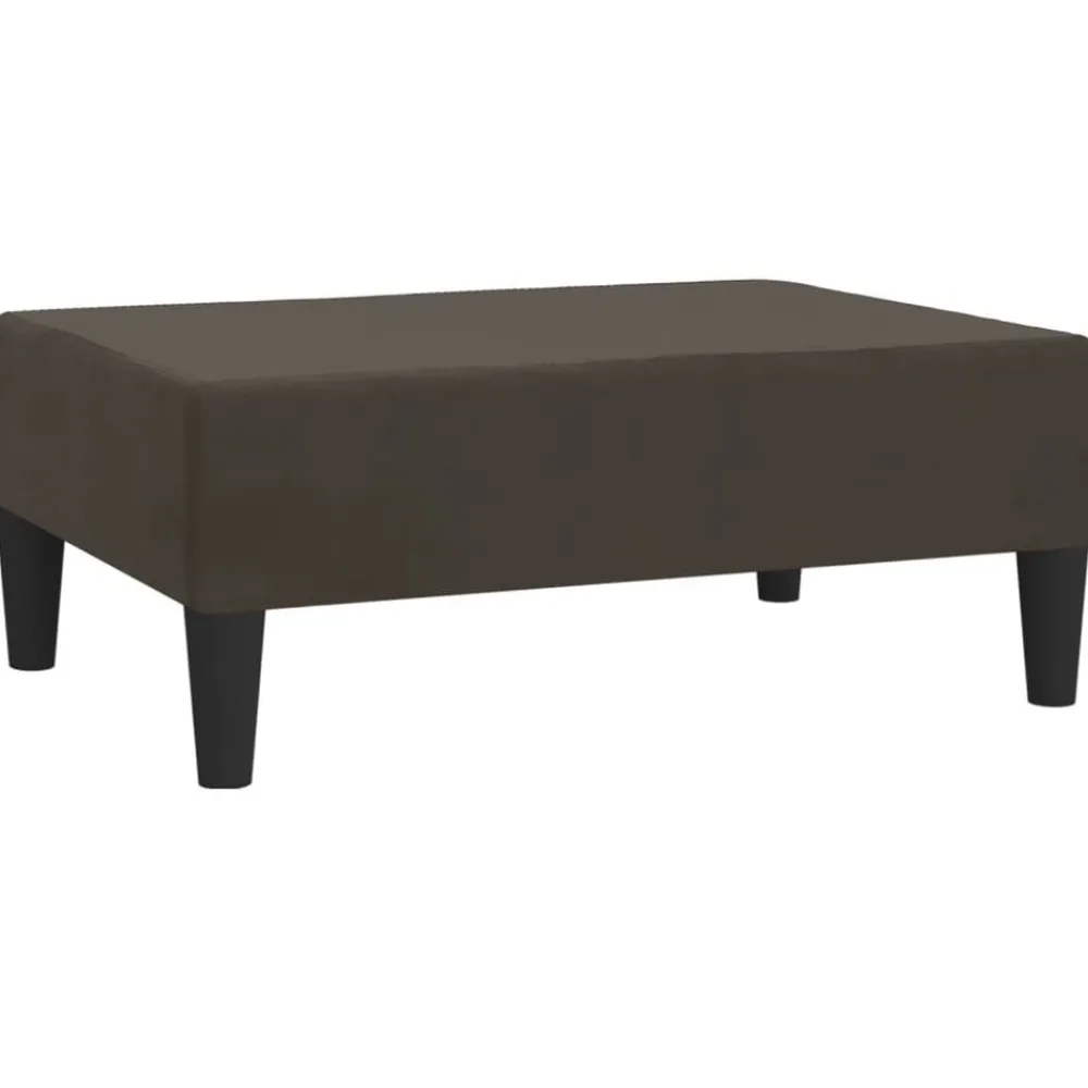 vidaXL Repose-pied 78x56x32 cm Velours