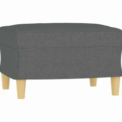 vidaXL Repose-pied 60x50x41 cm Tissu
