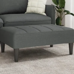 vidaXL Repose-pied 77x55x31 cm tissu