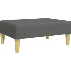 vidaXL Repose-pied 77x55x31 cm tissu