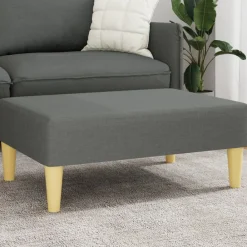 vidaXL Repose-pied 77x55x31 cm tissu