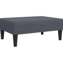 vidaXL Repose-pied 77x55x31 cm velours