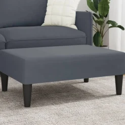 vidaXL Repose-pied 77x55x31 cm velours