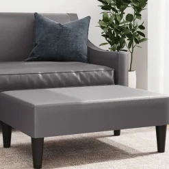 vidaXL Repose-pied 77x55x31 cm similicuir