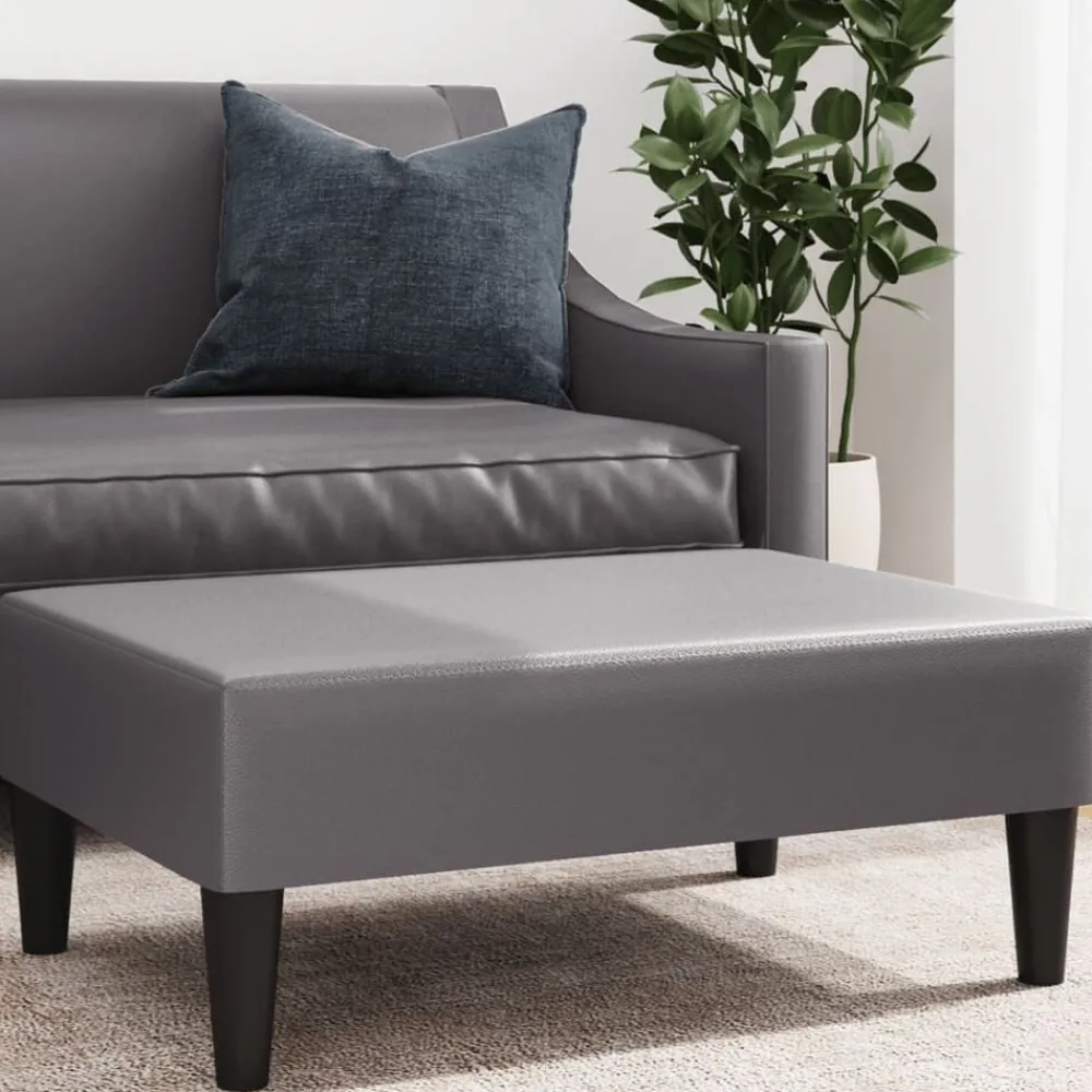 vidaXL Repose-pied 77x55x31 cm similicuir