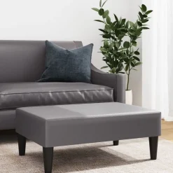 vidaXL Repose-pied 77x55x31 cm similicuir