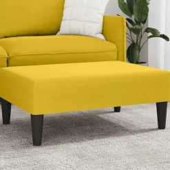 vidaXL Repose-pied 77x55x31 cm velours