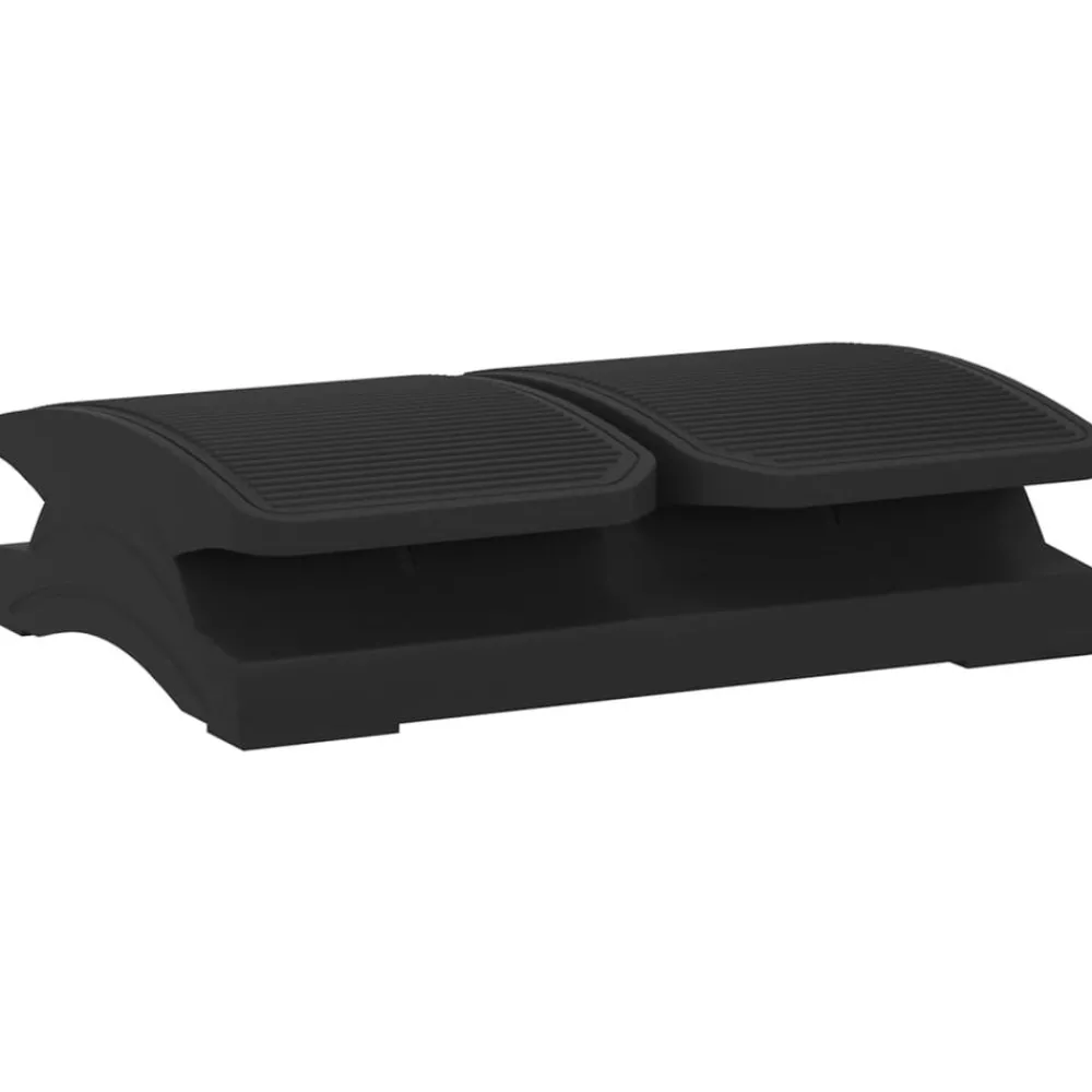 vidaXL Repose-pied Noir 43,5x32,5x10,5 cm