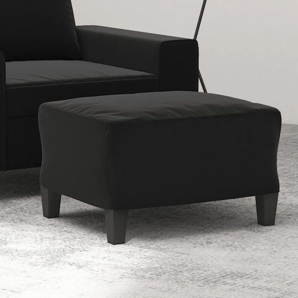 vidaXL Repose-pied 60x50x41 cm Tissu microfibre
