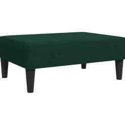 vidaXL Repose-pied 77x55x31 cm velours