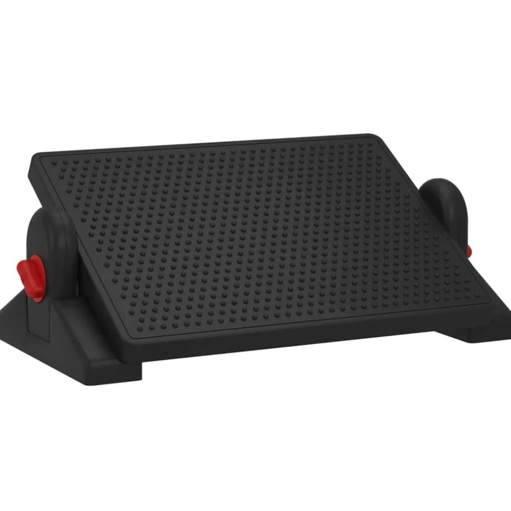Poufs-vidaXL Repose-pieds Noir 50x30,5x17 cm