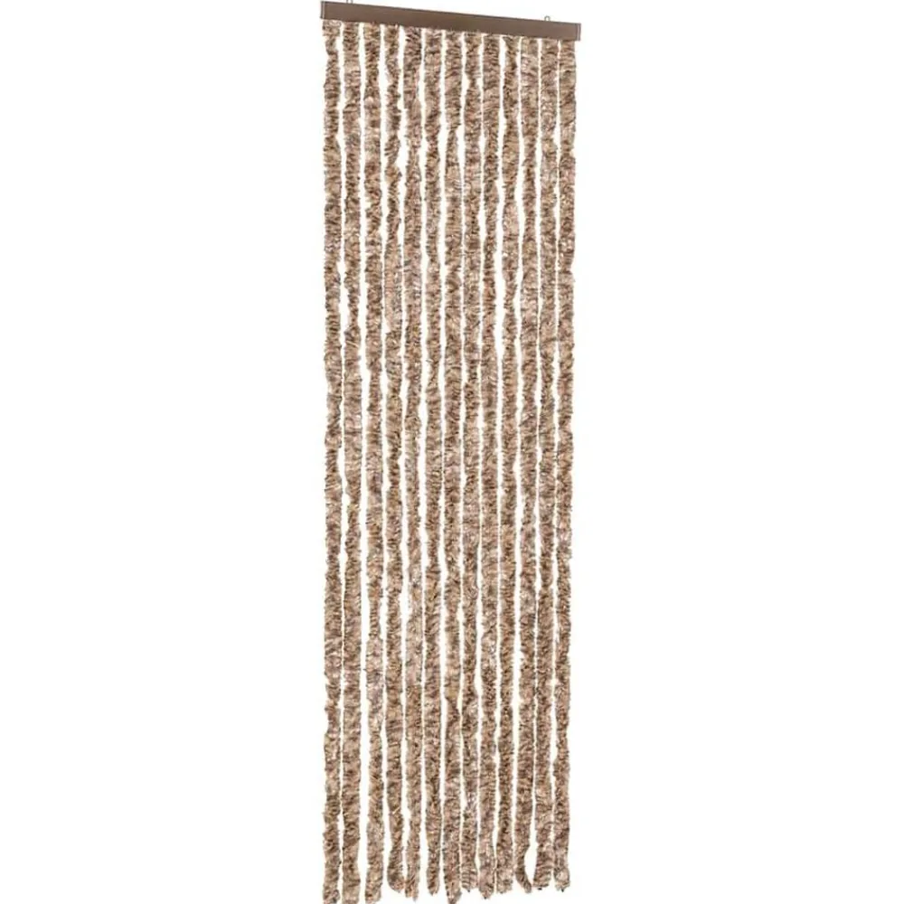 vidaXL Rideau anti-mouches 56x185 cm chenille